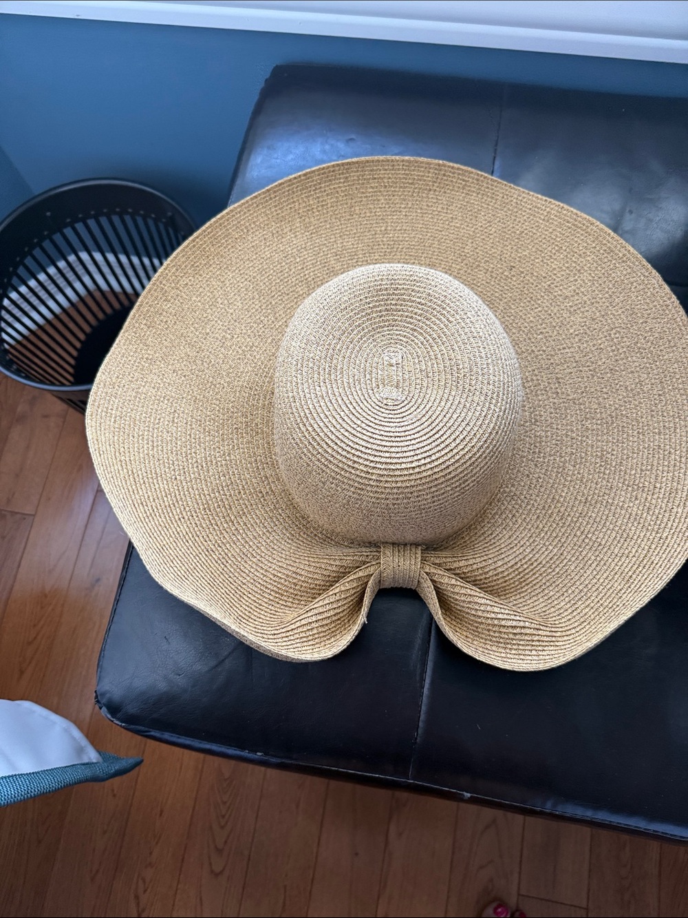 San Diego Hat Company Natural Straw Wide Brim Sun Hat with Bow